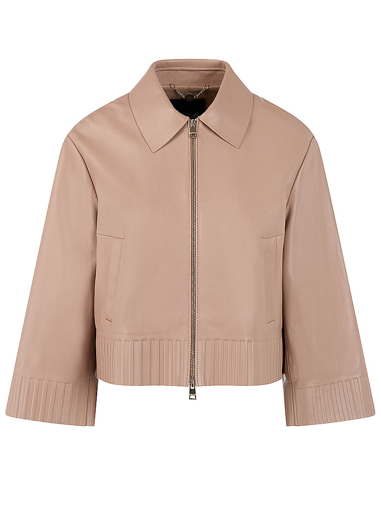 MARC CAIN Lederjacke  hellgrau | 36