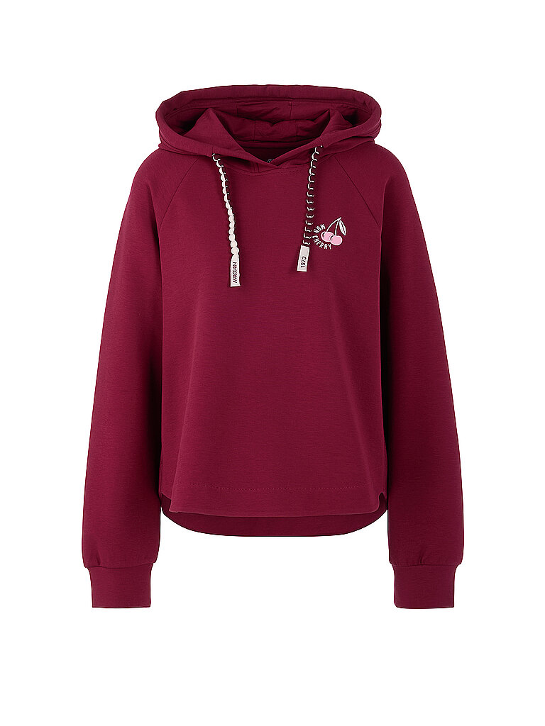 MARC CAIN Kapuzensweater - Hoodie dunkelrot | 40