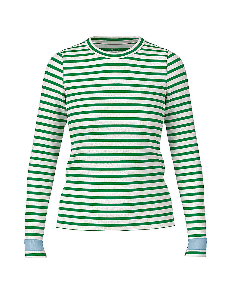 CAIN Langarmshirt dunkelgrün 34 damen