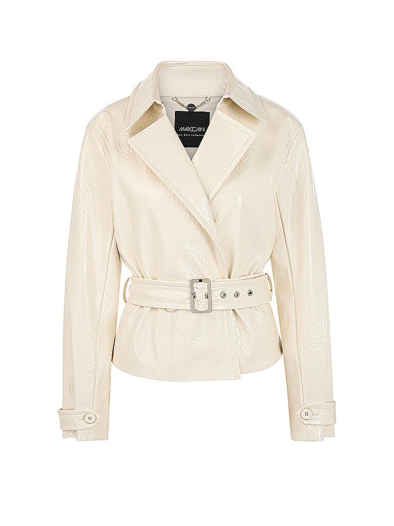 CAIN Jacke in Lederoptik creme 40 damen