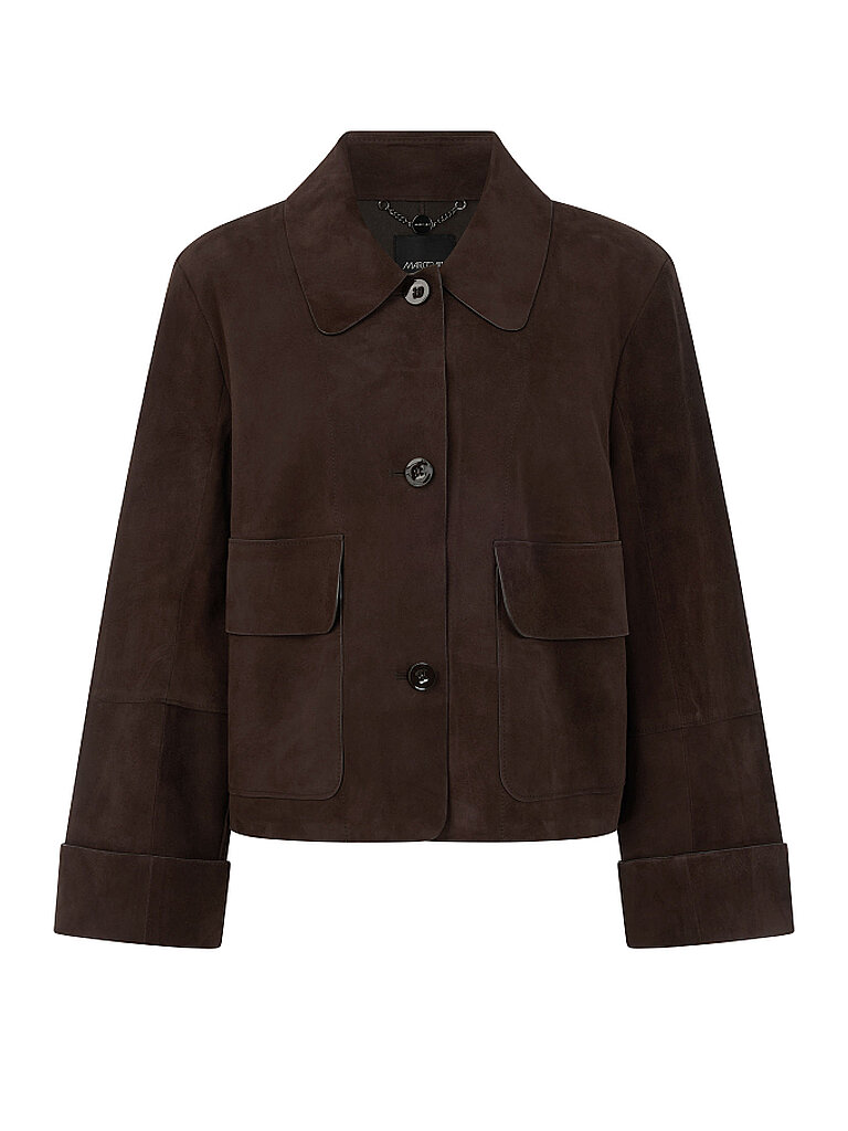 MARC CAIN Lederjacke  braun | 38