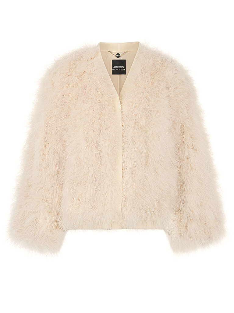 CAIN Jacke in Felloptik creme 34 damen