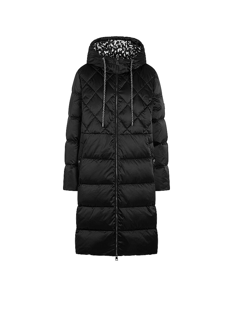 MARC CAIN Daunensteppmantel schwarz | 40