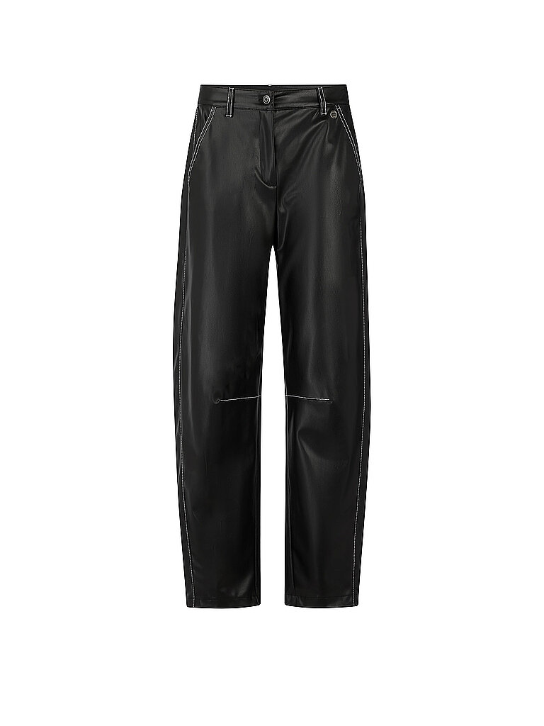 MARC CAIN Hose in Lederoptik RUMA schwarz | 42
