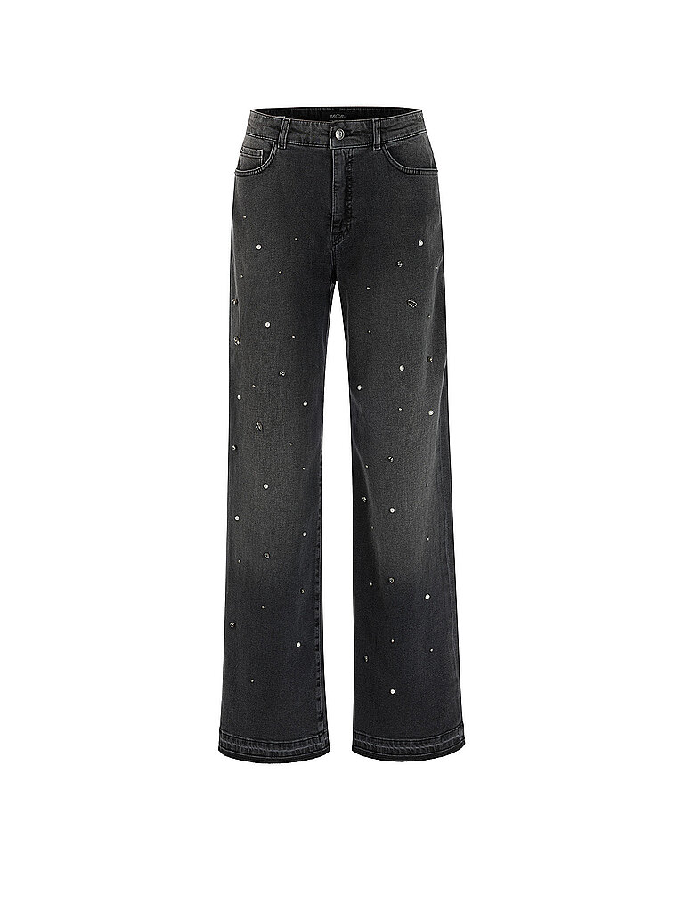MARC CAIN Jeans Wide Leg WIGAN schwarz | 36