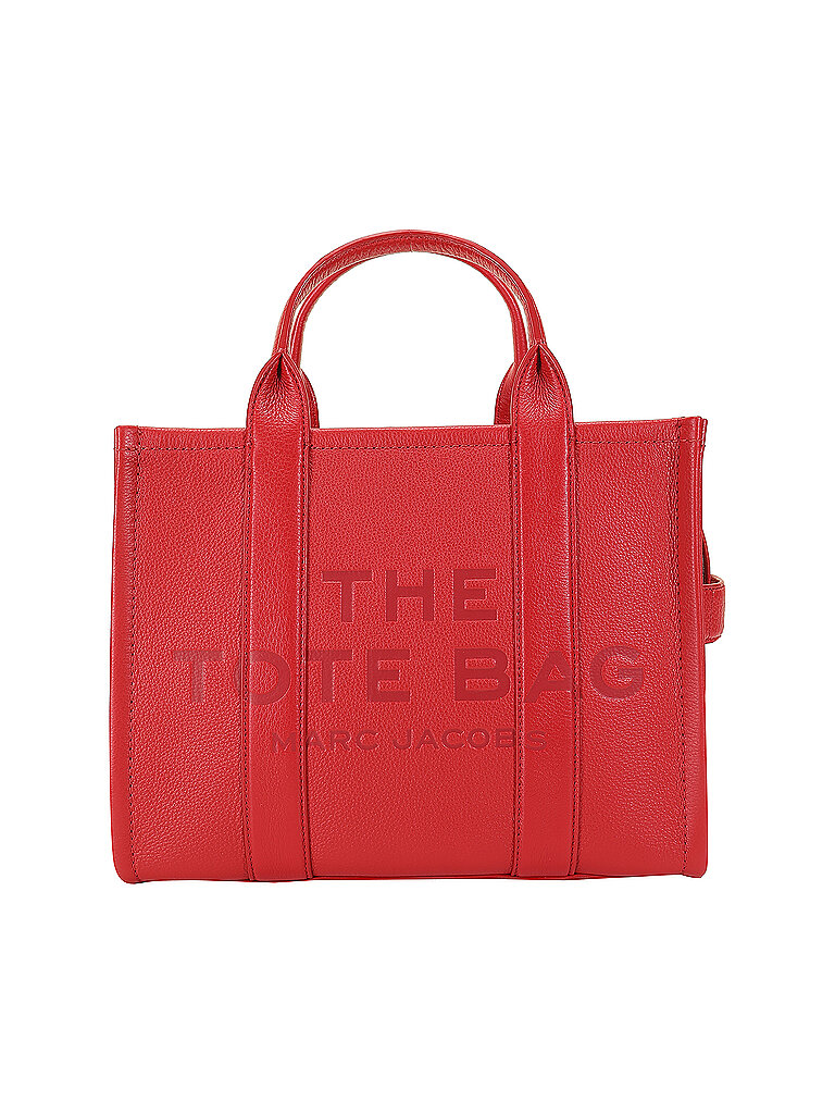 MARC JACOBS Ledertasche - Tote Bag THE MEDIUM TOTE BAG LEATHER rot