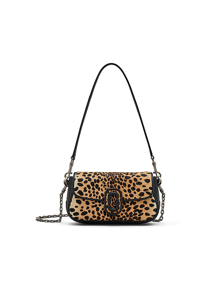 MARC JACOBS Ledertasche - Schultertasche THE SHOULDER BAG LEO schwarz