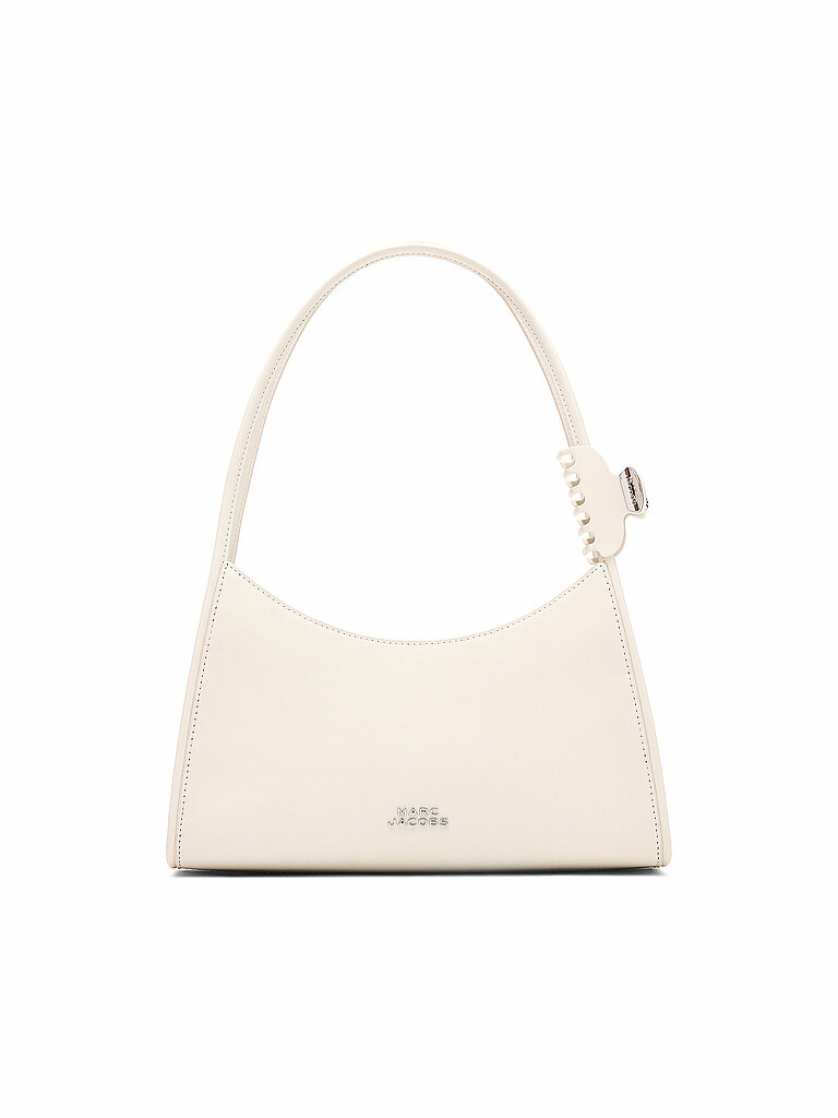 MARC JACOBS Ledertasche - Schultertasche THE CLAW CLIP weiss
