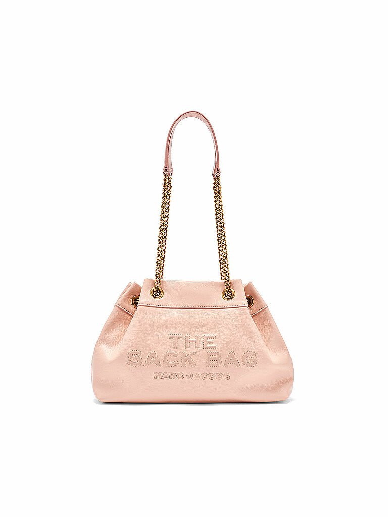 MARC JACOBS Ledertasche - Shopper THE CHAIN SACK rosa