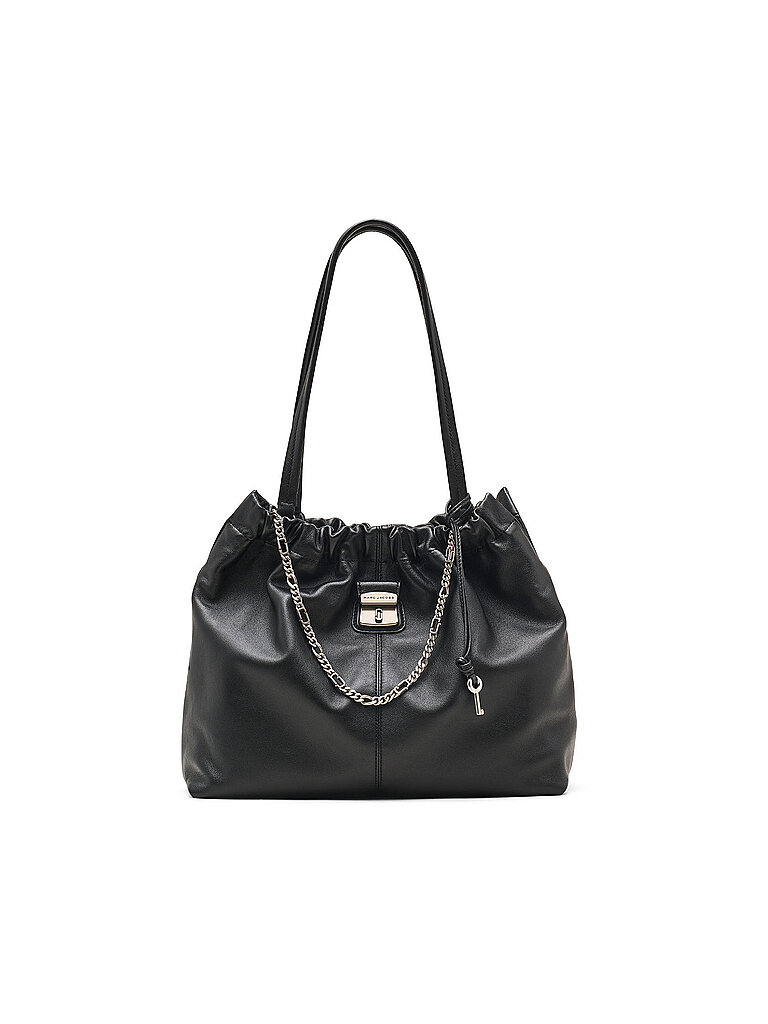 MARC JACOBS Ledertasche -  Shopper THE TOTE schwarz