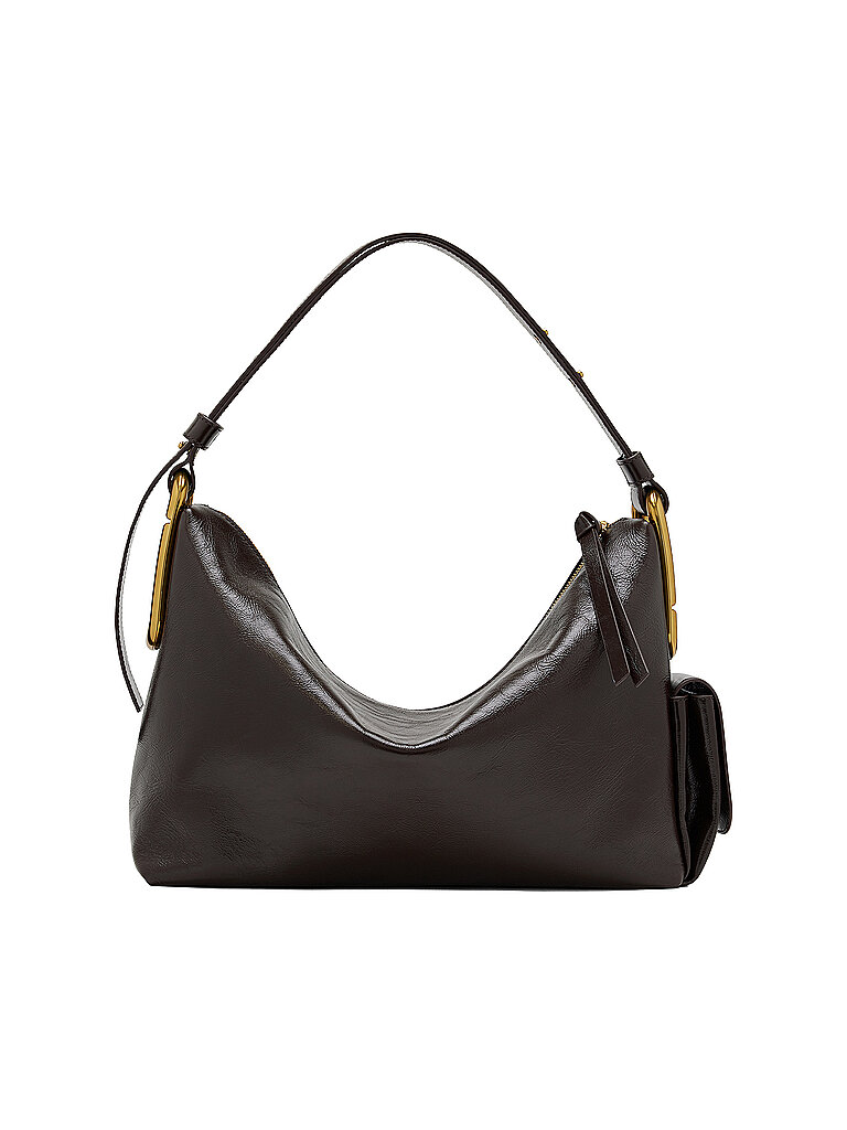 MARC JACOBS Ledertasche - Hobo Bag SCENE Large braun