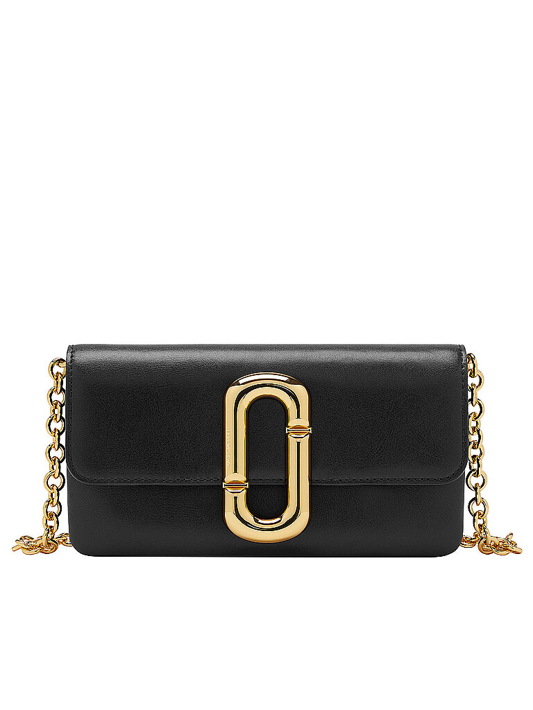 MARC JACOBS Ledertasche - Mini Bag SCENE WALLET ON CHAIN schwarz