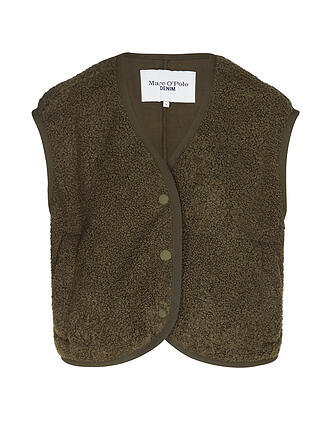 MARC O'POLO DENIM | Gilet in Felloptik 