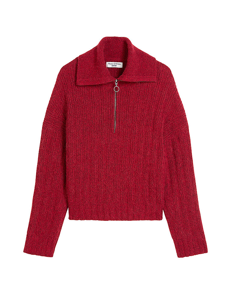Marc O' Polo Troyer Pullover rot S damen