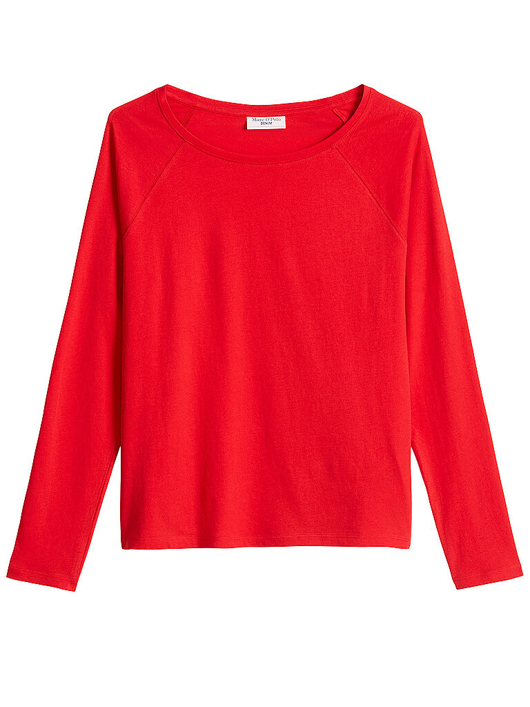 Marc O' Polo Langarmshirt rot M damen