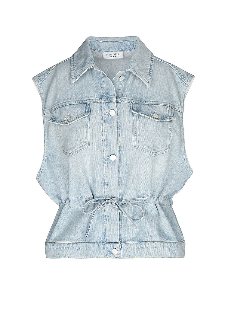 Marc O' Polo Gilet hellblau S damen