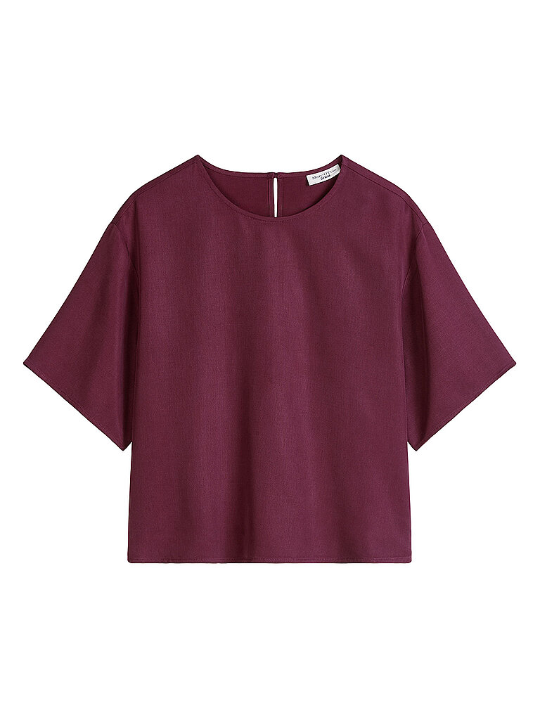 MARC O'POLO DENIM Blusenshirt  dunkelrot | S