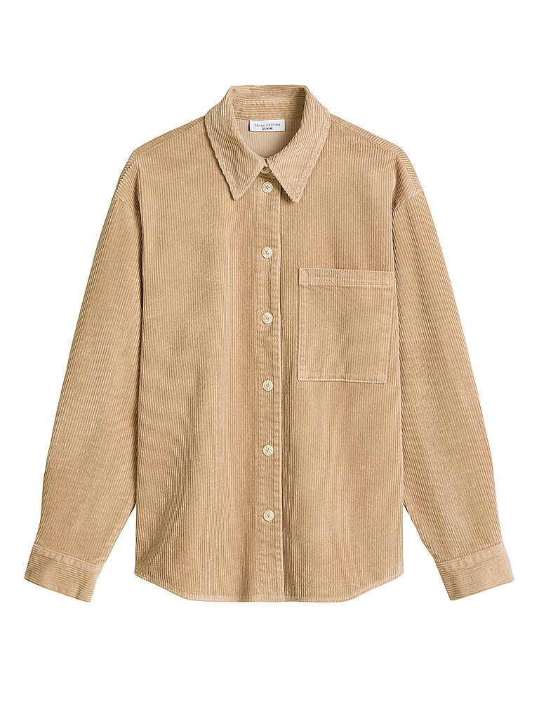 MARC O'POLO DENIM Hemdbluse  camel | XS