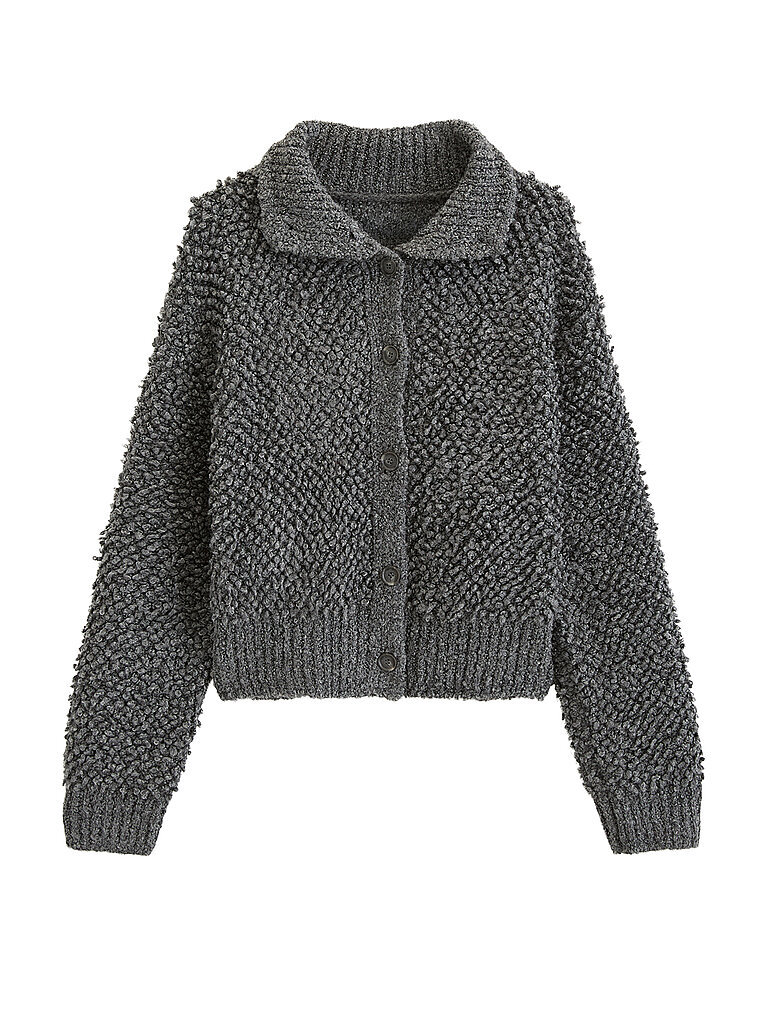 MARC O'POLO DENIM Strickjacke grau | XS
