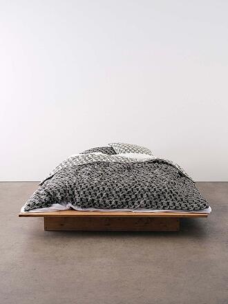 MARC O'POLO HOME | Satin Bettwäsche MONOGRAM 70x90cm / 140x200cm Black