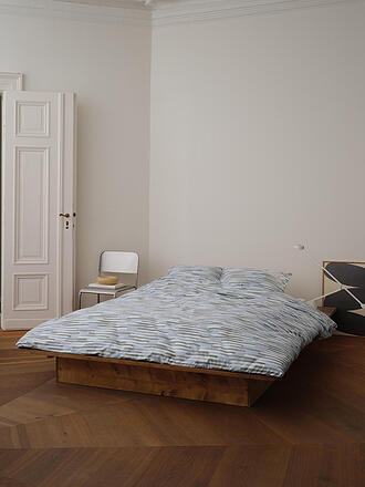 MARC O'POLO HOME | Satin Bettwäsche SVALI 70x90 / 140x200cm Calm Blue