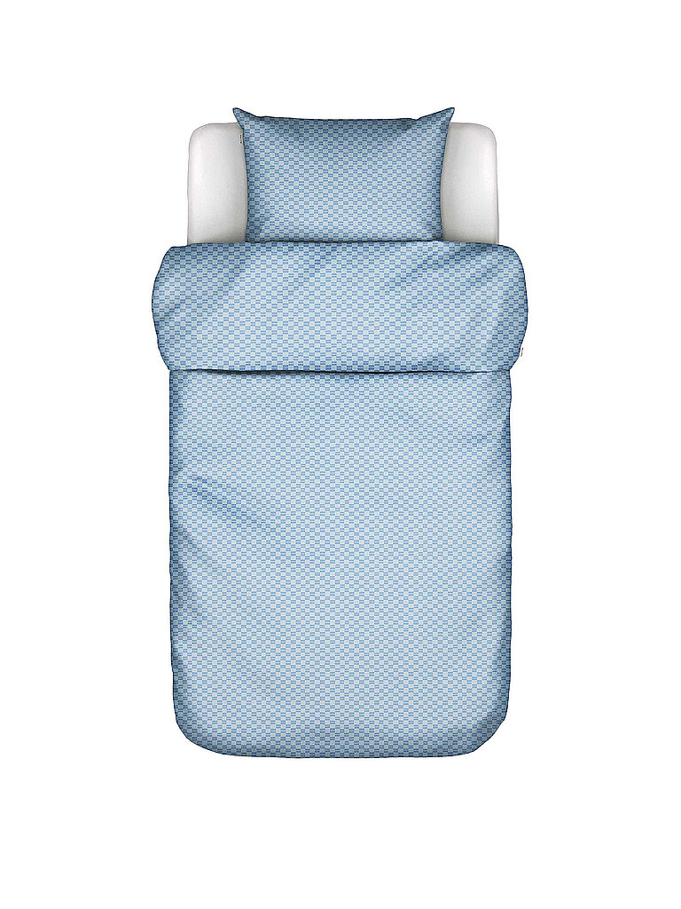 MARC O'POLO HOME Satin-Bettwäsche SVEA 70x90cm/140x200cm Calm Blue blau Image