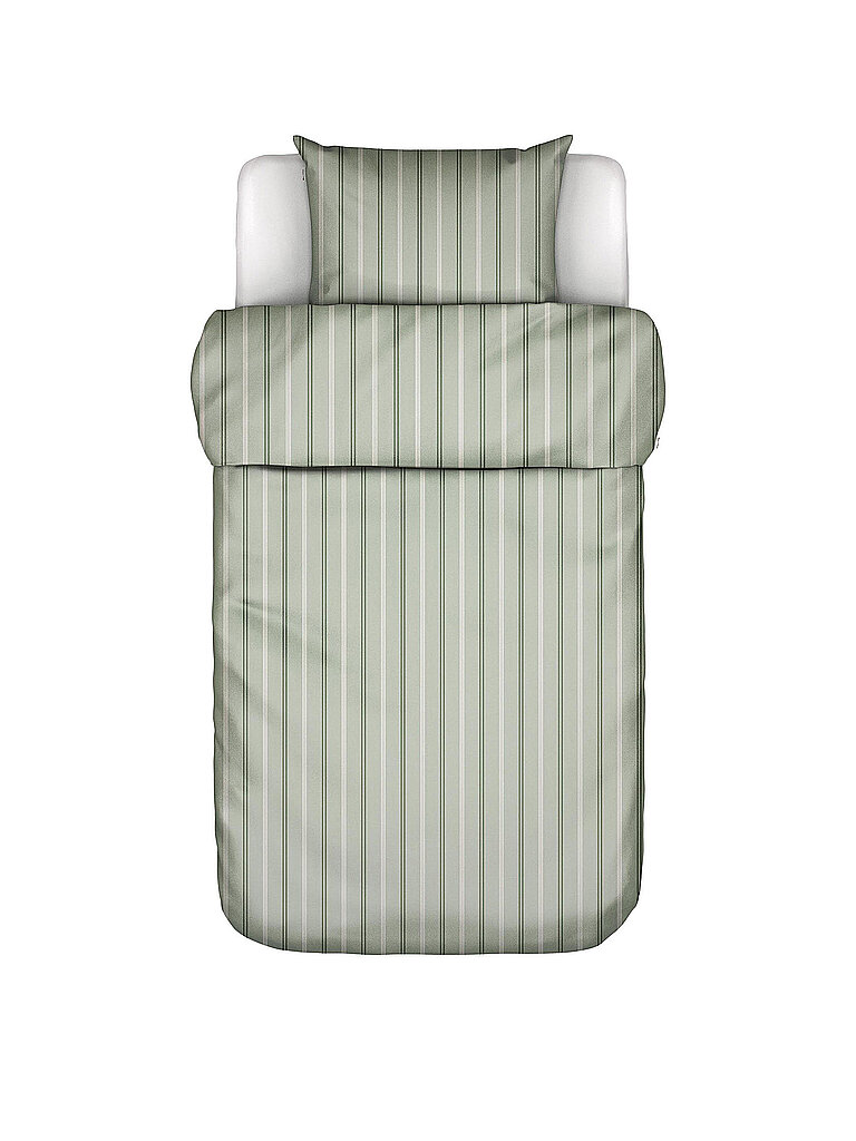 MARC O'POLO HOME Satin Bettwäsche OLIN 70x90 / 140x200cm Calm Sage hellgrün