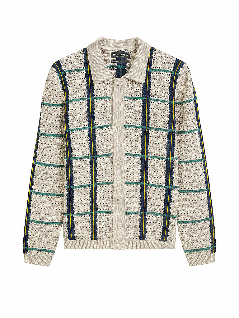 MARC O'POLO Strickjacke grau