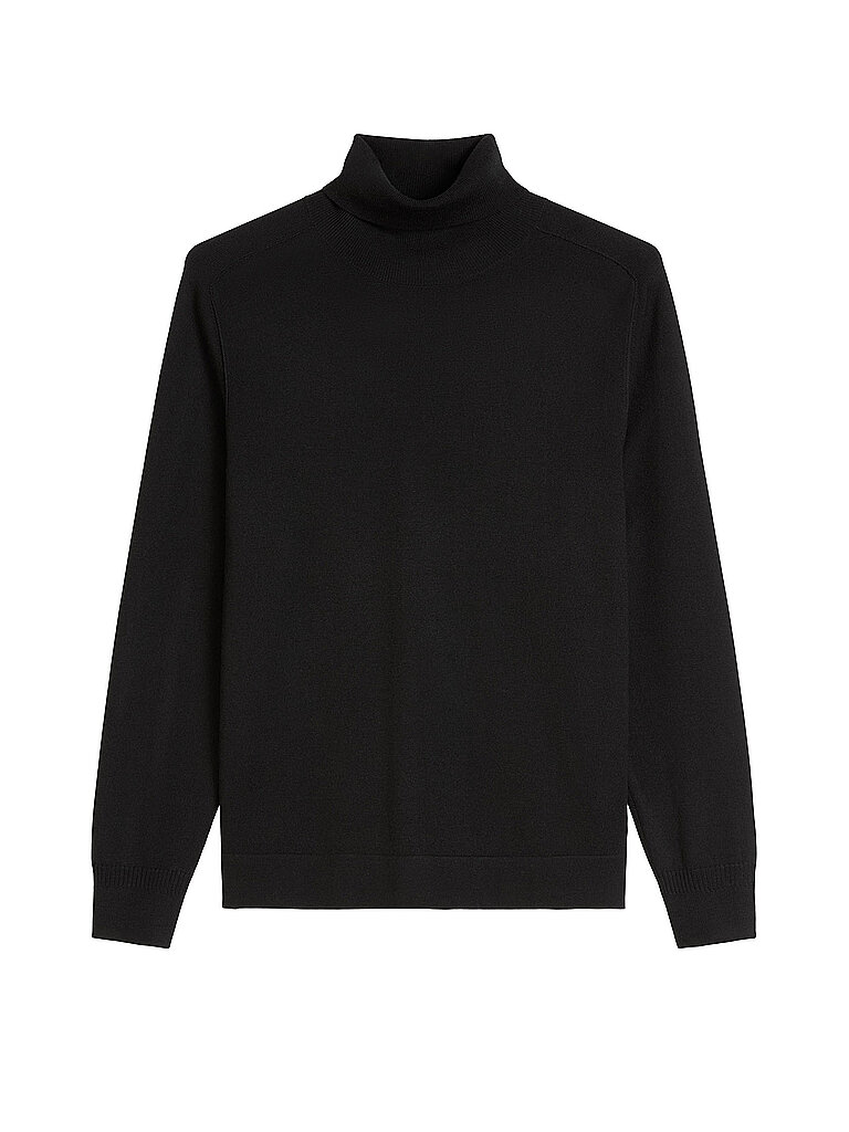 MARC O'POLO Rollkragenpullover  schwarz | M