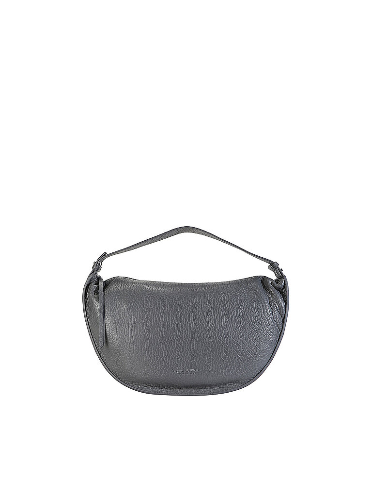 MARC O'POLO Ledertasche - Hobo Bag Medium grau