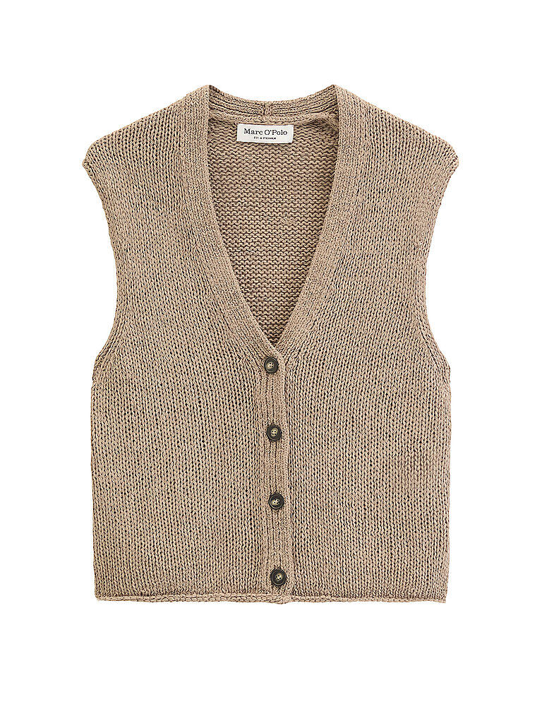 MARC O'POLO Gilet hellbraun | M
