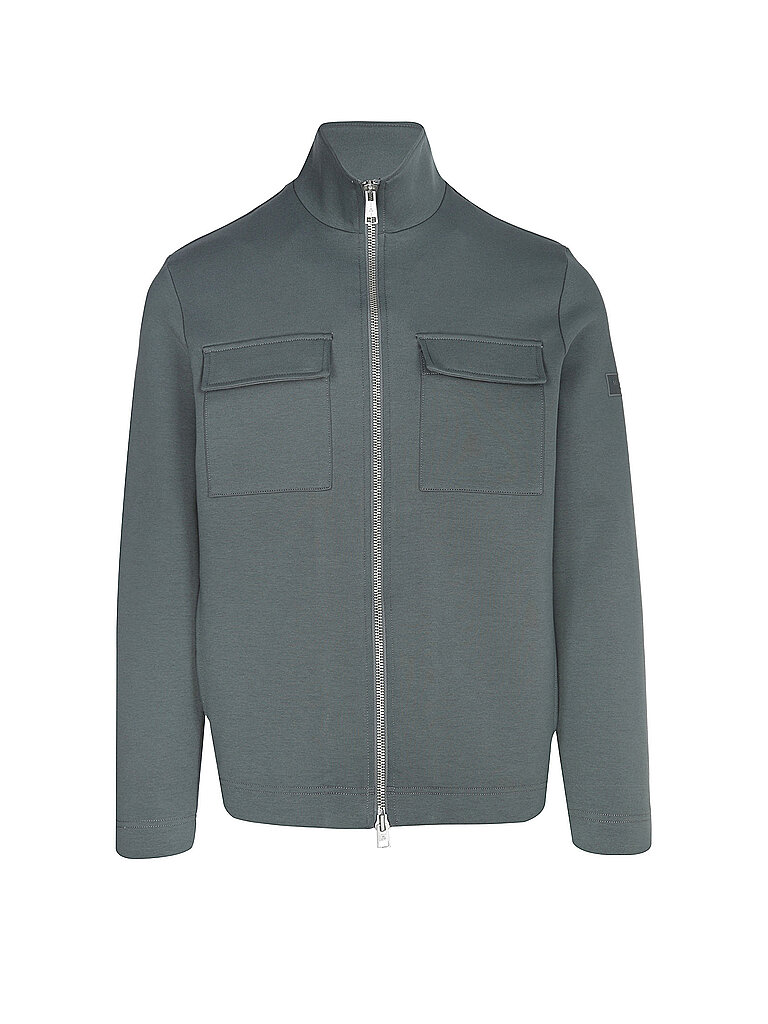 MARC O'POLO Sweatjacke grau