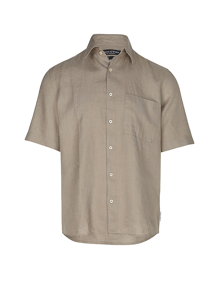 MARC O'POLO Leinenhemd  olive | M