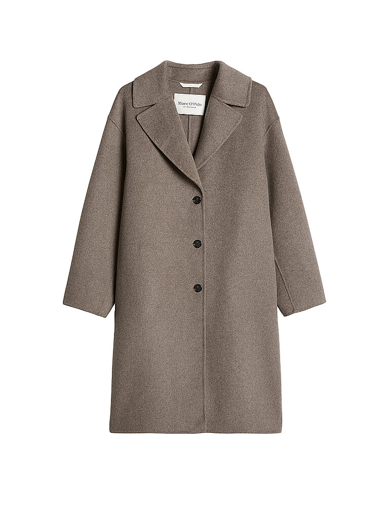 MARC O'POLO Wollmantel hellbraun | 36