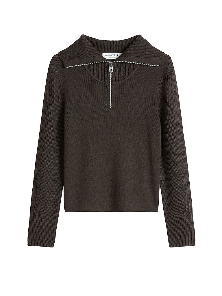 MARC O'POLO Troyer Pullover  braun | XS
