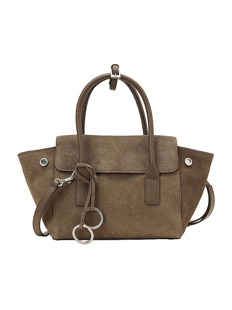 MARC O'POLO Ledertasche - Shopper GITTY Small hellbraun
