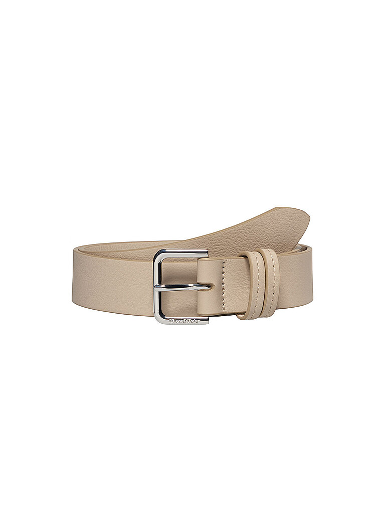 MARC O'POLO Ledergürtel beige | 85