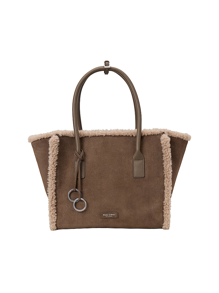 MARC O'POLO Ledertasche - Shopper  braun