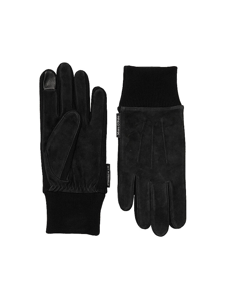 MARC O'POLO Lederhandschuhe schwarz | M