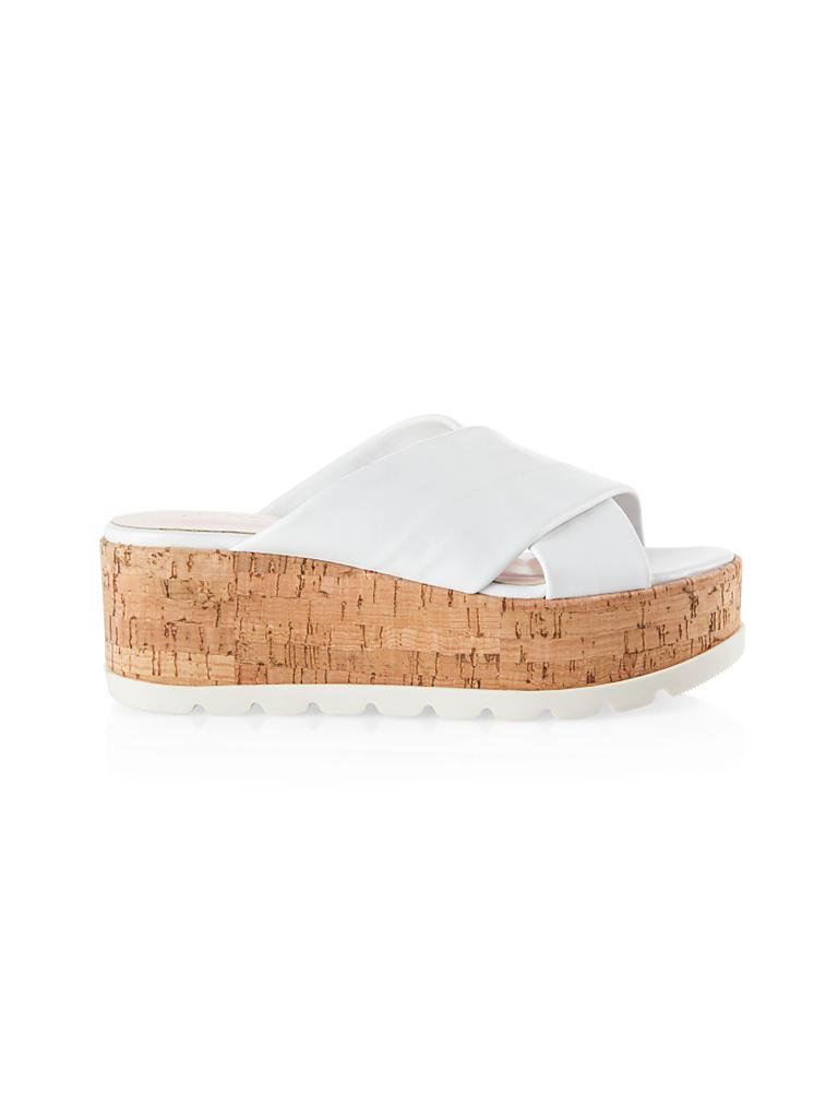 MARC CAIN  | Schuhe - Plateau Wedges | weiß