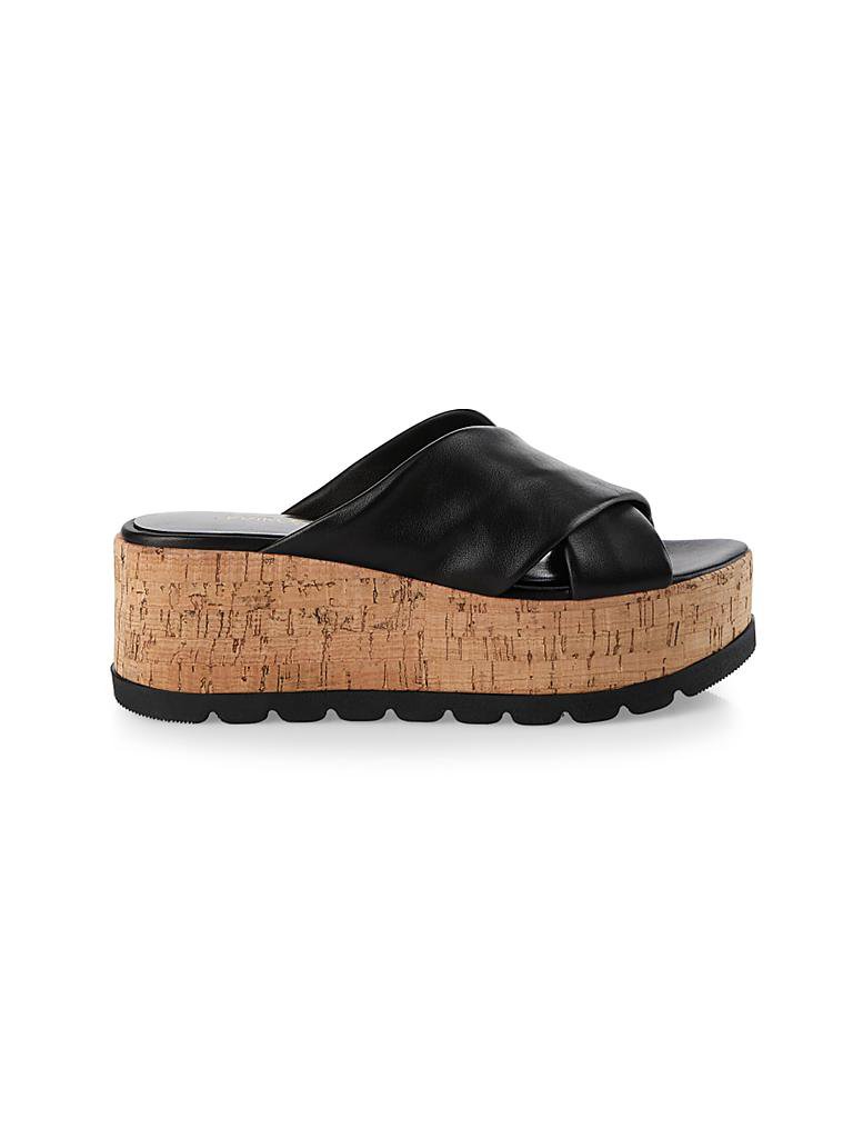 MARC CAIN  | Schuhe - Plateau Wedges | schwarz