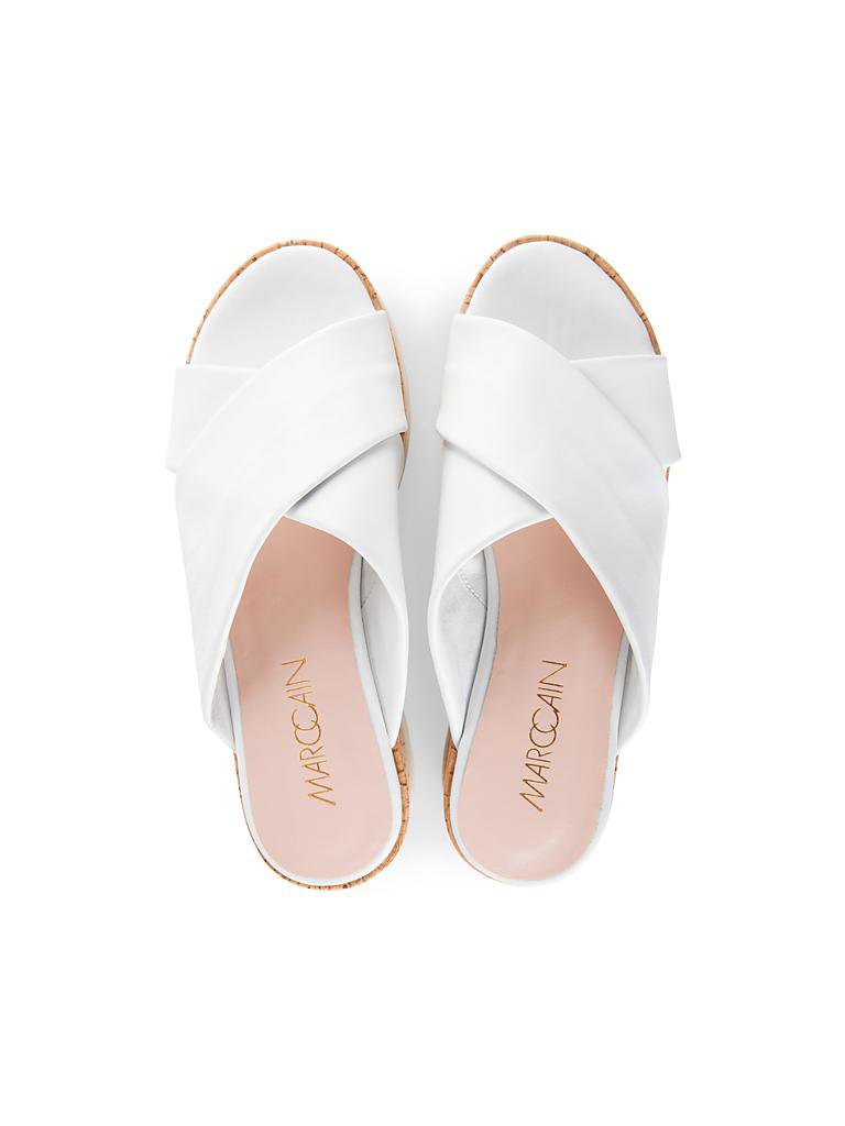MARC CAIN  | Schuhe - Plateau Wedges | weiß