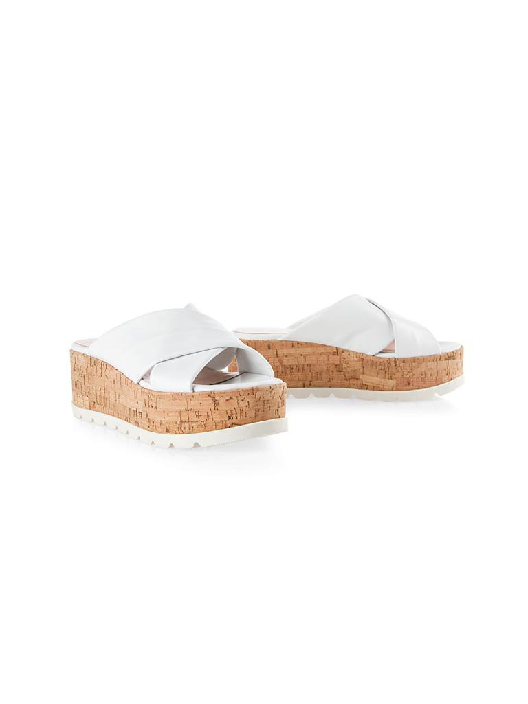 MARC CAIN  | Schuhe - Plateau Wedges | weiß