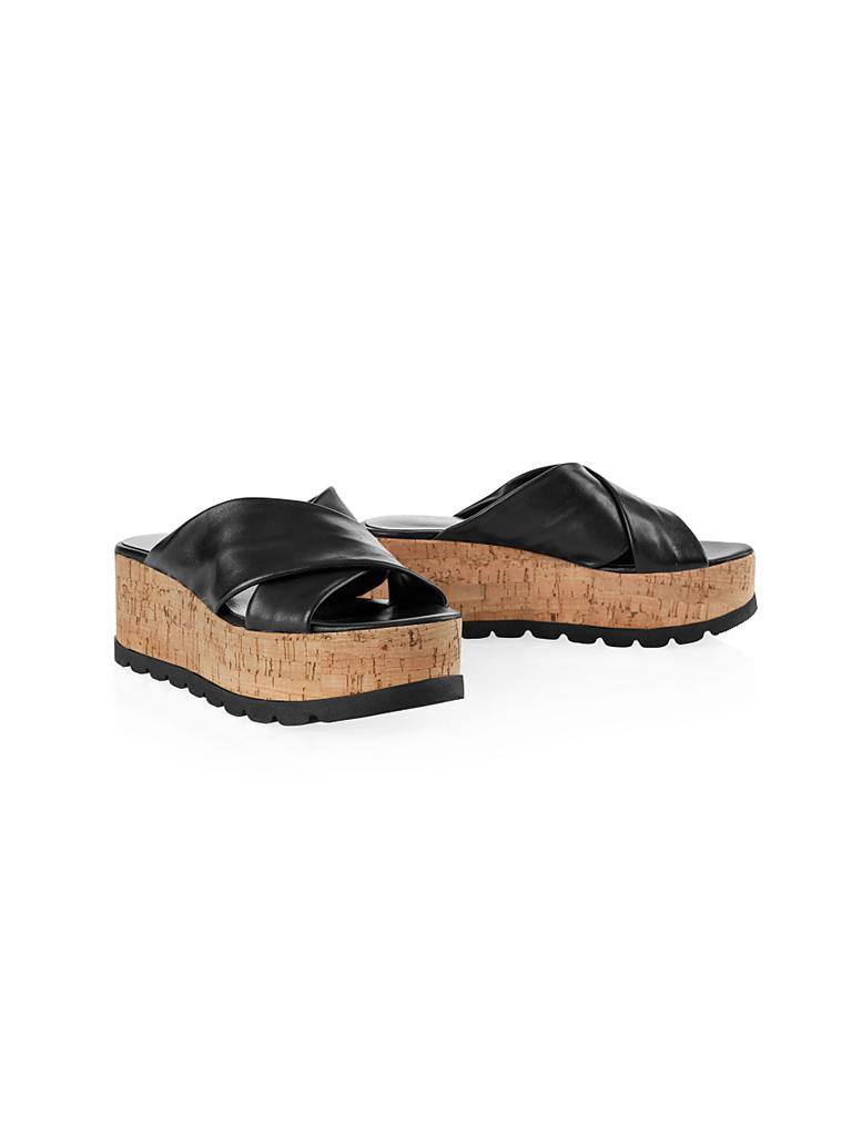 MARC CAIN  | Schuhe - Plateau Wedges | schwarz