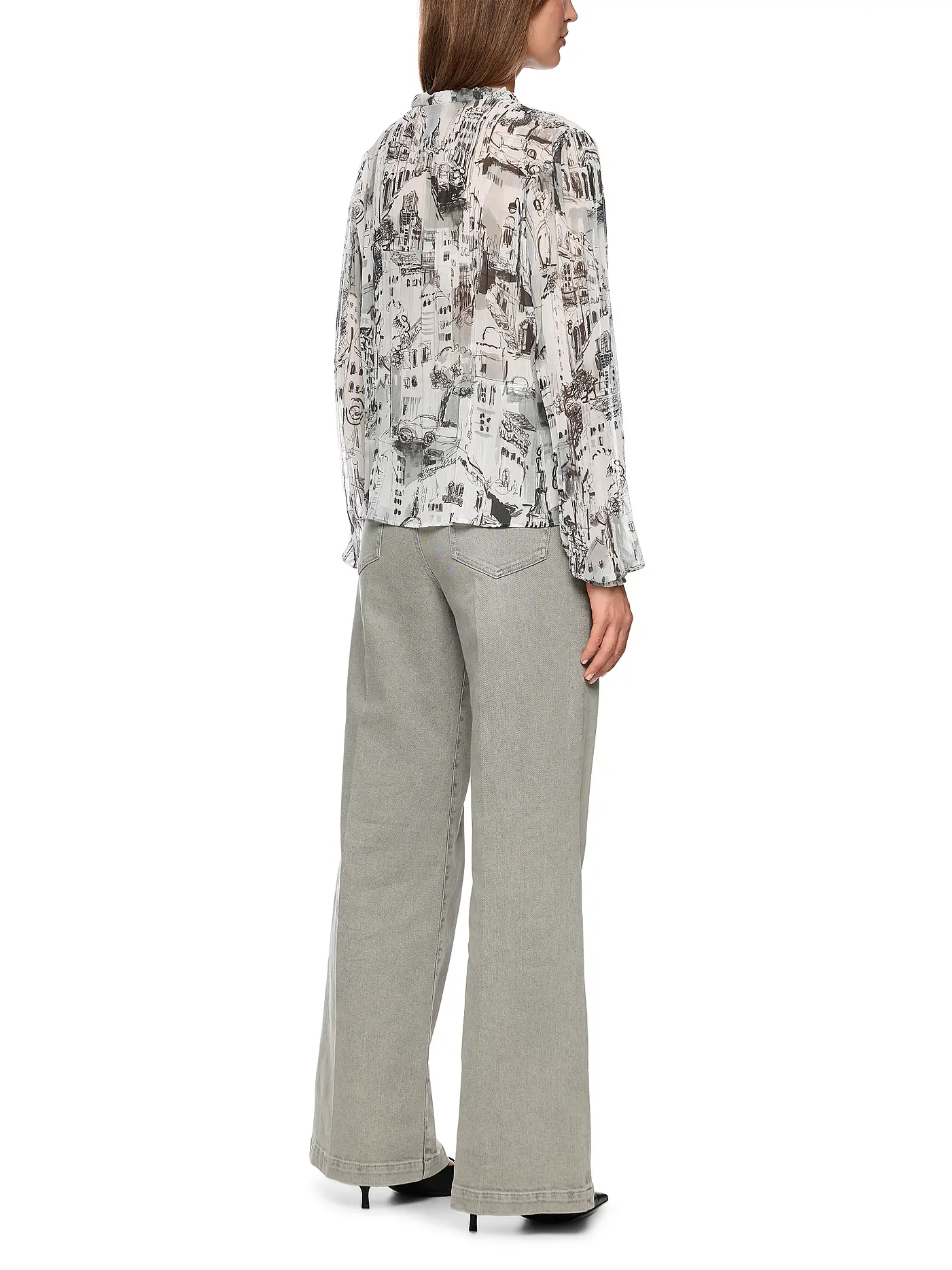 MARC CAIN | Bluse  | hellgrau