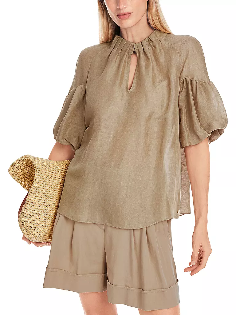 MARC CAIN | Bluse | hellbraun