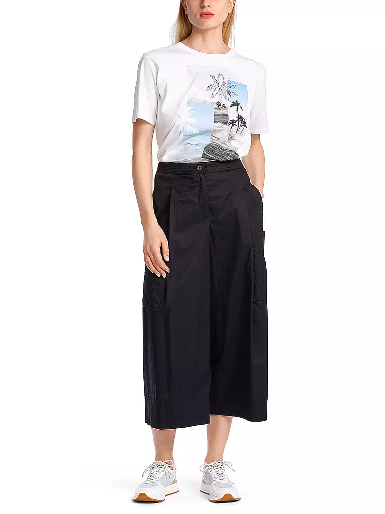 MARC CAIN | Culotte Wide Fit WARIN | dunkelblau