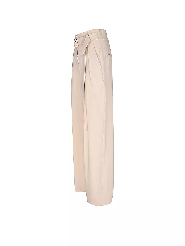 MARC CAIN | High Waist Chino WICHITA Wide Fit | rosa