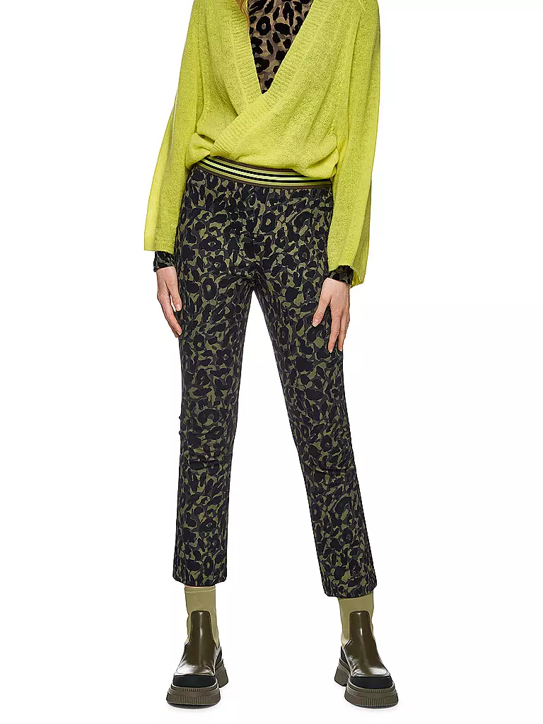 MARC CAIN | Hose Bootcut Fit FREDERICA | olive