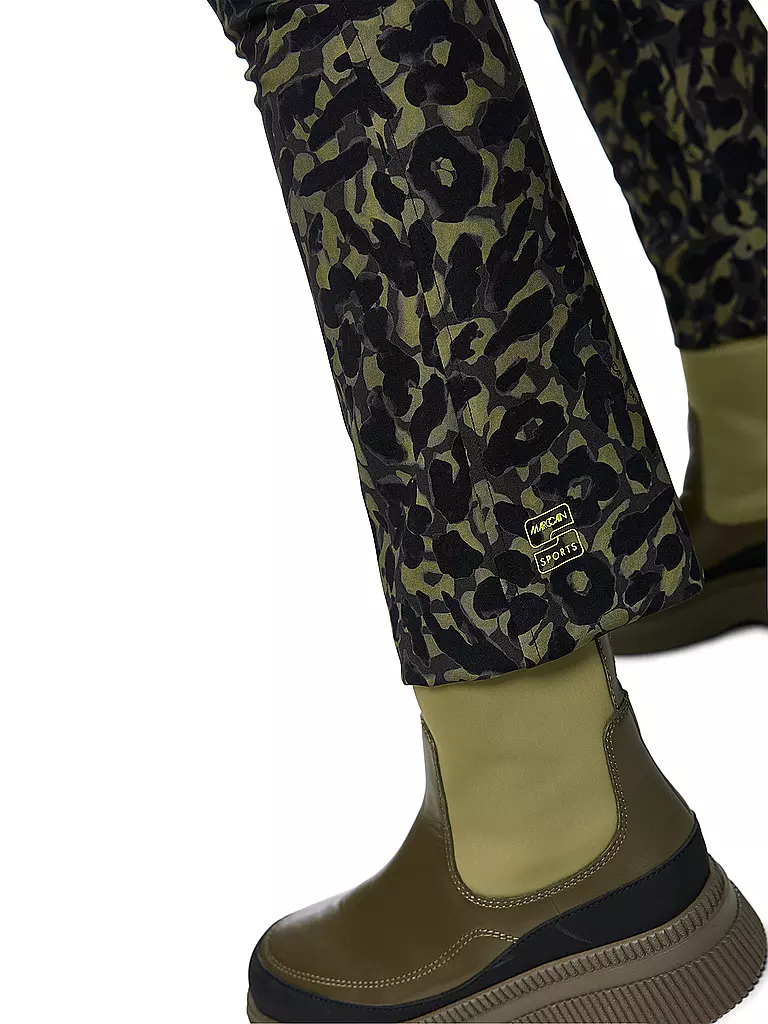 MARC CAIN | Hose Bootcut Fit FREDERICA | olive